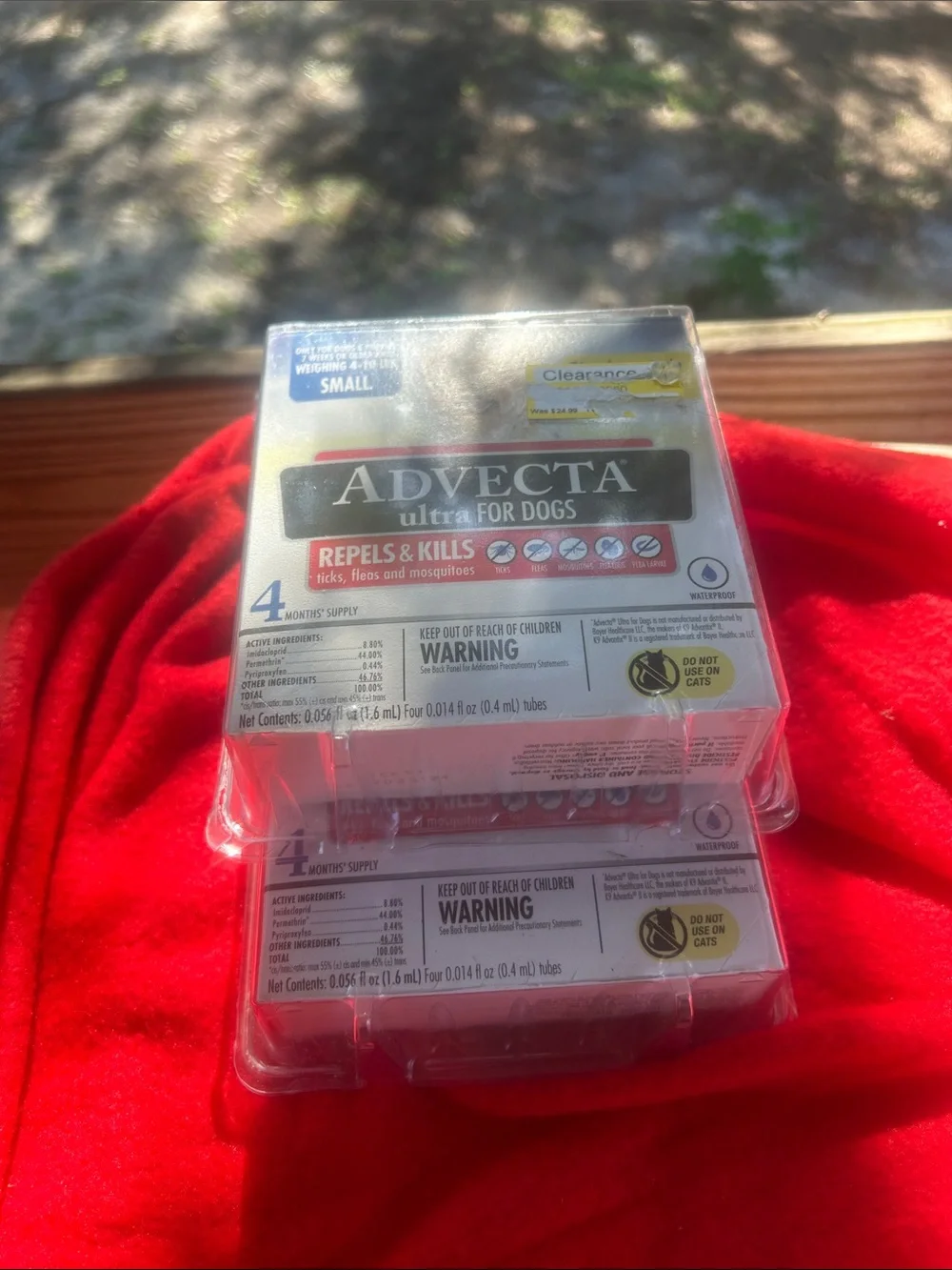 Advecta Ultra for Dogs Flea & Tick lot of 5 boxes. New. 20 doses.